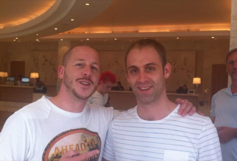Peter Victor Jones with Alex Jeffreys in Miami, 2012