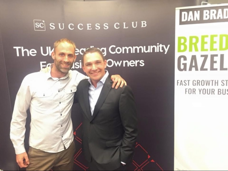 Peter Victor Jones at a Success Club business growth event